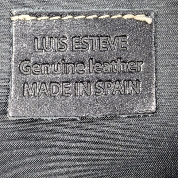 Luis Esteve Black Leather Hobo bag made in Spain. - Picture 11 of 13